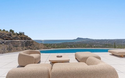 New Mediterranean Villa with Panoramic Sea Views