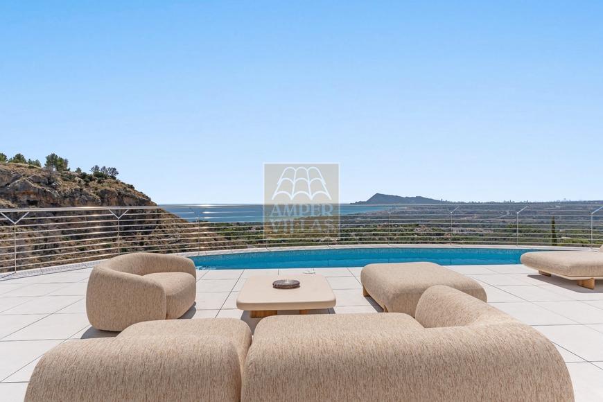New Mediterranean Villa with Panoramic Sea Views