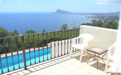 Rental villa with sea views in Altea Hills Costa Blanca (REF AH1)